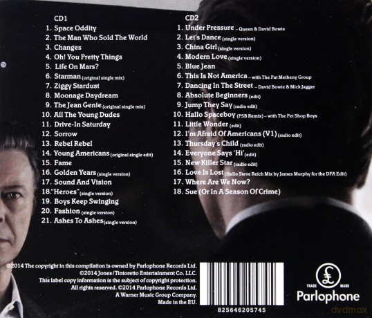 David Bowie: Nothing Has Changed (THE Best Of David Bowie) [2CD]