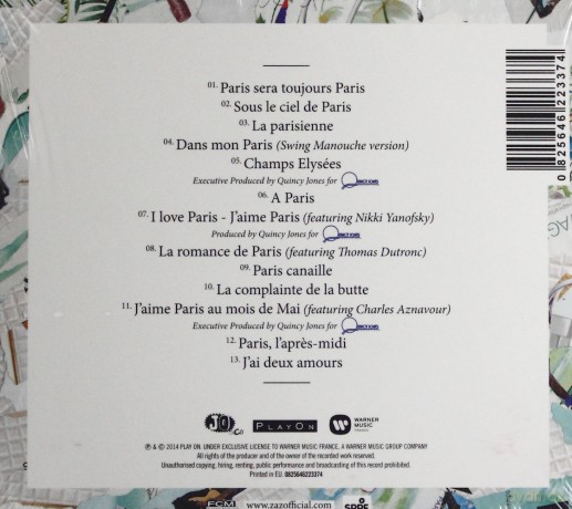 Zaz: Paris [CD]
