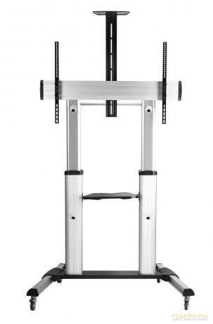 Stojak mobilny do dużych TV LCD/LED 60-100 cali 100kg VESA 2 półki