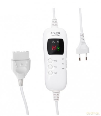 Super miękki koc elektryczny nakładany z pilotem AD 7443