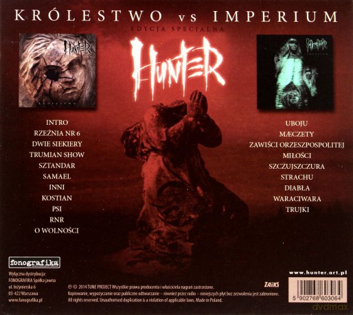 Hunter: Królestwo vs Imperium [2CD]