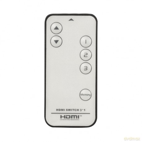 Switch 3x1 HDMI, 4K 60Hz, z pilotem