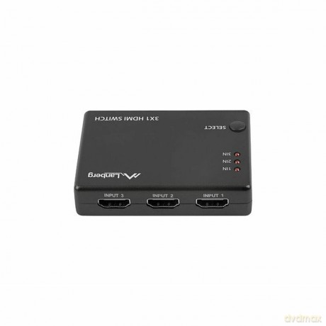 Switch video 3 x HDMI + port micro USB Czarny