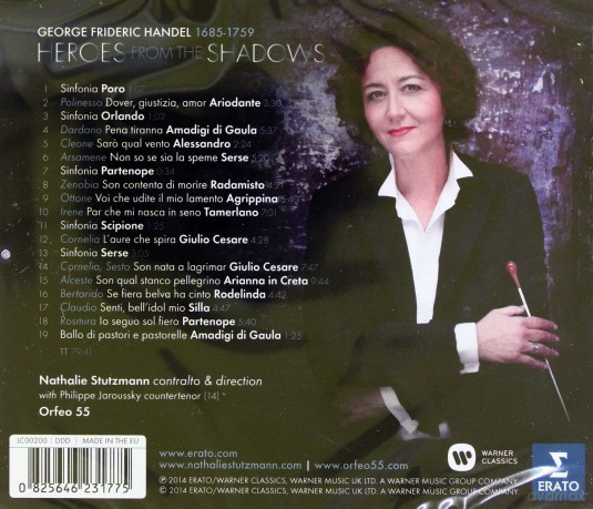 Orfeo 55/Nathalie Stutzmann: Handel (Heroes From The Shadows) [CD]
