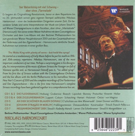 Nicholas Harnoncourt: Johann Strauss Ii (Limited Edition) [BOX] [7CD]