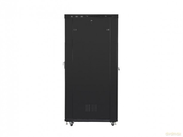 Szafa instalacyjna rack stojąca 19 42U 800x1200 czarna, drzwi szklane LCD (Flat pack)