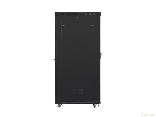 Szafa instalacyjna rack stojąca 19 42U 800x1200 czarna, drzwi szklane LCD (Flat pack)