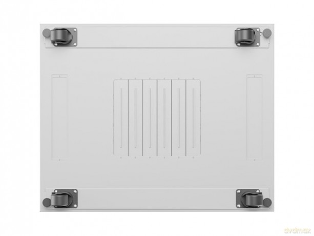 Szafa instalacyjna rack stojąca 19 cali 15U 800x1000 drzwi perforowane LCD szara (Flat pack)