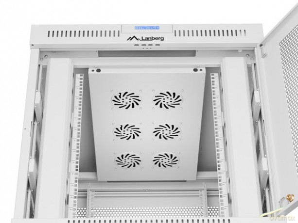 Szafa instalacyjna rack stojąca 19 cali 15U 800x1000 drzwi perforowane LCD szara (Flat pack)