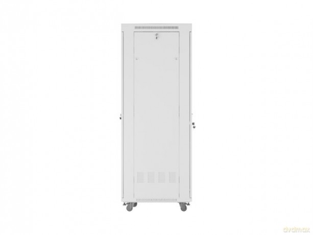 Szafa instalacyjna rack stojąca 19 cali 42U 600x800 drzwi perforowane LCD szara (Flat pack)