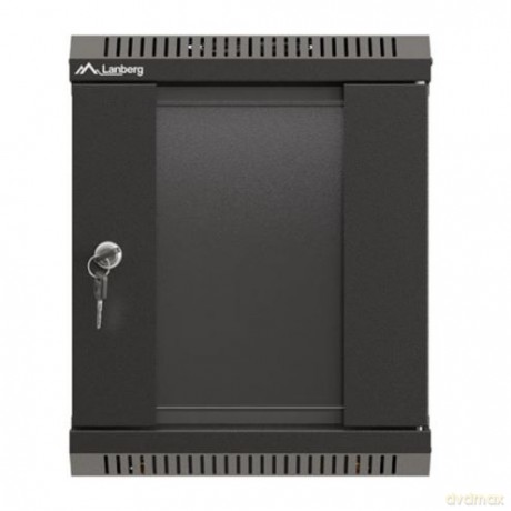 Szafa instalacyjna rack wisząca 10 cali 6U 300x300 czarna
