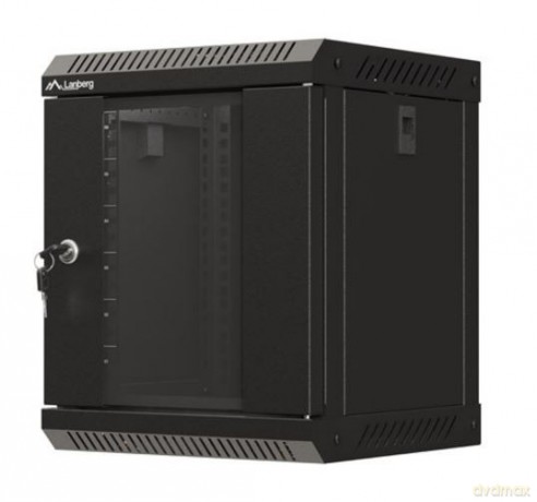 Szafa instalacyjna rack wisząca 10 cali 6U 300x300 czarna