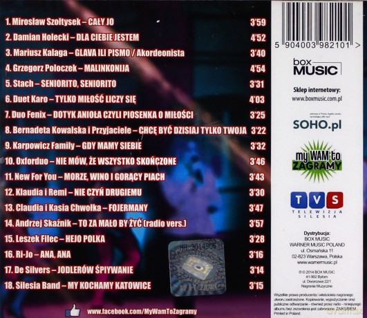 My Wam To Zagramy Śląskie Hity [CD]