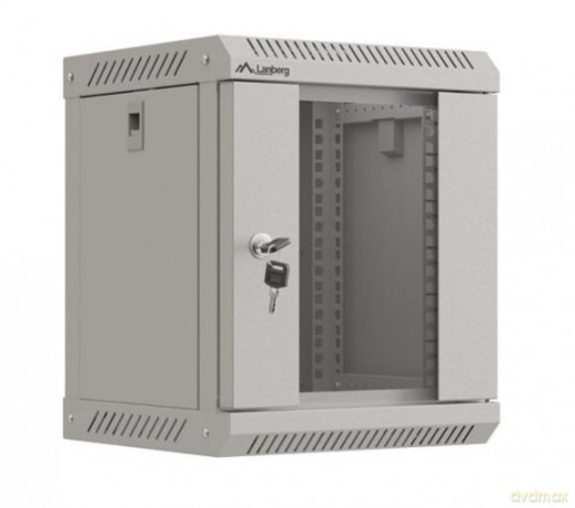 Szafa instalacyjna rack wisząca 10 cali 6U 300x300 szara