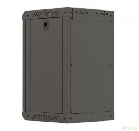 Szafa instalacyjna rack wisząca 10 cali 9U 300x300 czarna