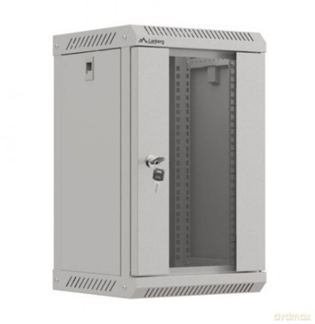 Szafa instalacyjna rack wisząca 10 cali 9U 300x300 szara