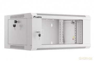 Szafa instalacyjna RACK wisząca 19 cali 4U 450 szara WFFA-5404-10S