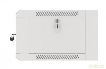 Szafa instalacyjna RACK wisząca 19 cali 4U 450 szara WFFA-5404-10S