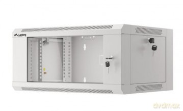 Szafa instalacyjna RACK wisząca 19 cali 4U 450 szara WFFA-5404-10S