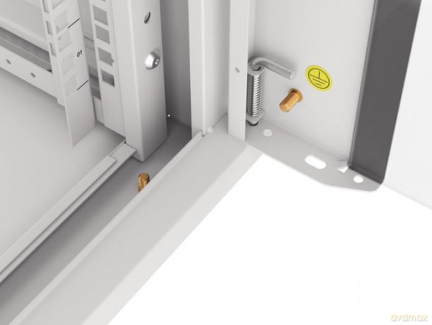 Szafa instalacyjna RACK wisząca 19 cali 4U 450 szara WFFA-5404-10S