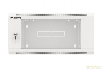 Szafa instalacyjna rack wisząca 19 cali 4U 600 szara drzwi szkalne (złożona)