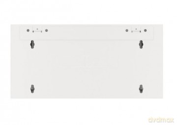 Szafa instalacyjna rack wisząca 19 cali 4U 600 szara drzwi szkalne (złożona)