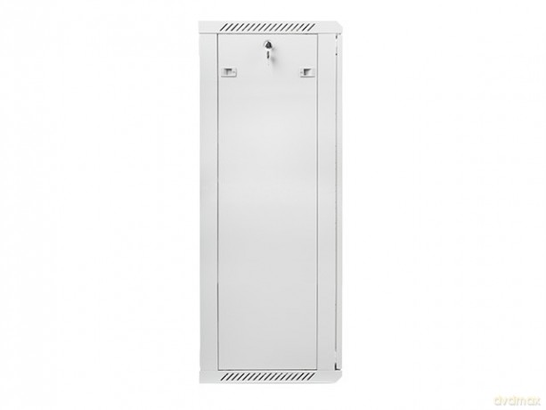 Szafa instalacyjna wisząca 19'' 27U 600X450mm szara (drzwi szklane)