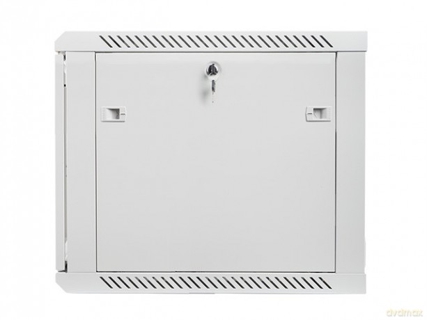 Szafa instalacyjna wisząca 19'' 9U 600X600mm szara (drzwi szklane)