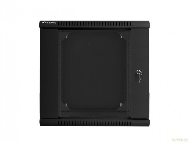 Szafa instalacyjna wisząca dwusekcyjna 19'' 12U 600X600mm czarna