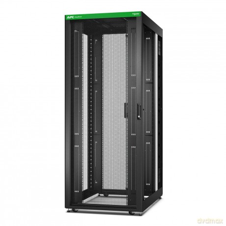 Szafa serwerowa ER8220 Easy Rack 800mm/42U/1200mm, z dachem, kółkami, nóżkami i 4 wspornikami, bez paneli bocznych, podłogi, czarna