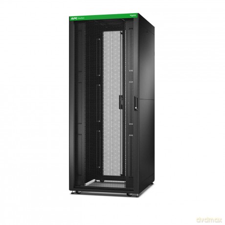 Szafa serwerowa ER8282 Easy Rack 800mm/42U/800mm z dachem, panelem bocznym, kółkami, nóżkami i 4 wspornikami, bez podłogi, czarna