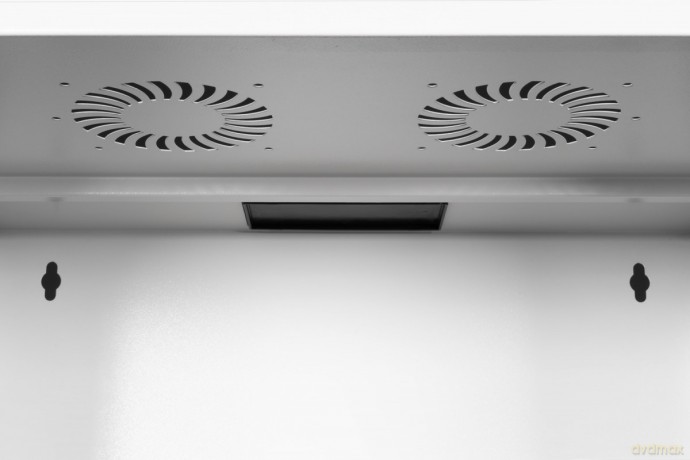 Szafa sieciowa wisząca 19" 4U, SOHO PRO 240 x 540 x 400 mm, nośność 60kg, drzwi szyba, niezłożona, Szara