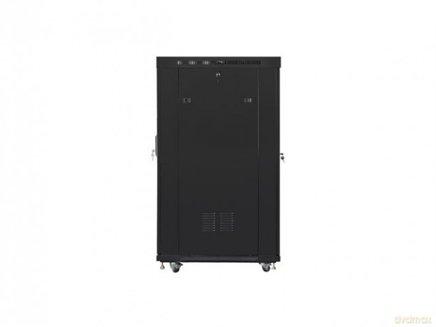 Szafa stojąca 19 cali 22U 800x1000 drzwi perforowane LCD (flat pack) V2 czarna