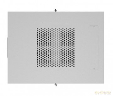 Szafa stojąca rack 19'' 22U 600x800 szara drzwi szklane LCD flack pack