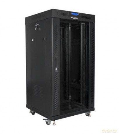 Szafa stojąca rack 19 cali 22U 600X600mm czarna LCD