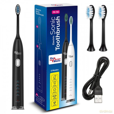 Szczoteczka soniczna Promedix PR-740 Czarna