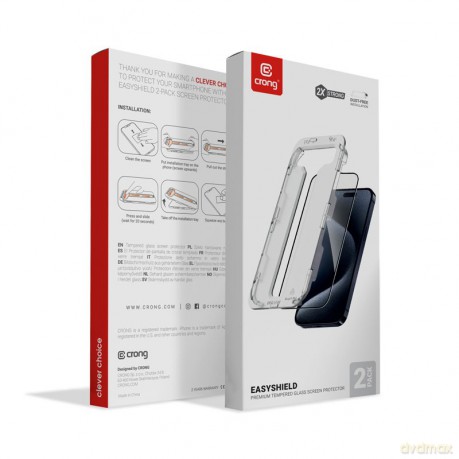 Szkło hartowane EasyShield 2-Pack - iPhone 16 Pro (2 sztuki)