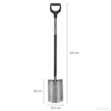 Szpadel prosty Ergonomic 1067512 Szary