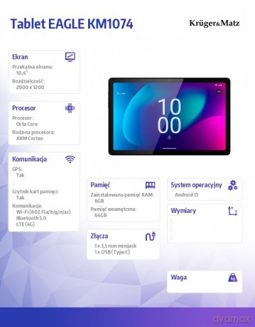 Tablet Eagle KM1074