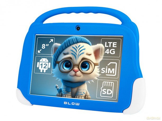 Tablet KidsTAB8 4G 4/64GB Niebieskie etui