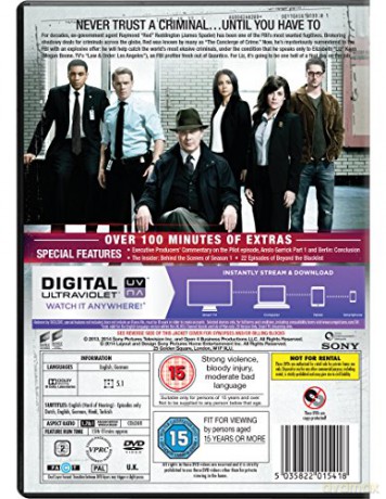 The Blacklist Season 1 (Czarna Lista Sezon 1) [6DVD]