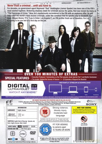 The Blacklist Season 1 (Czarna Lista Sezon 1) [6DVD]