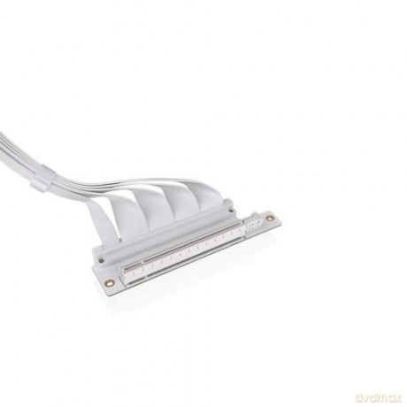Taśma Riser - PCI- E 4.0 x16 Extender - 400mm Dual 90° - Snow