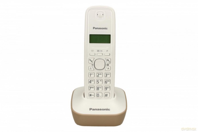 Telefon bezprzewodowy KX-TG1611 dect biało-beżowy