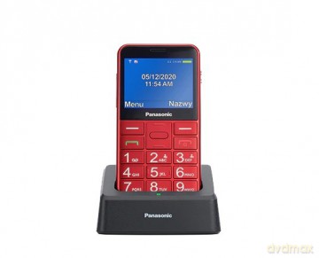 Telefon dla seniora KX-TU155 czerwony