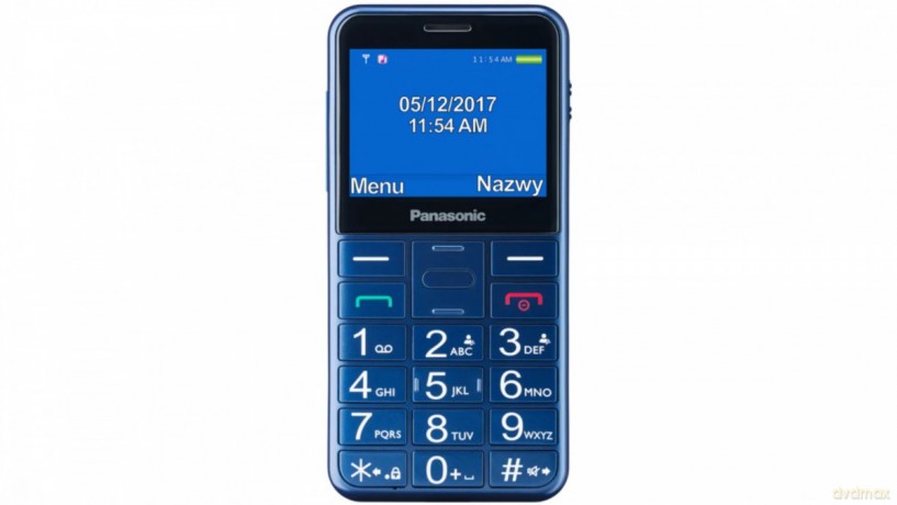 Telefon dla seniora KX-TU155 niebieski