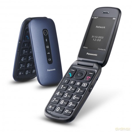 Telefon komórkowy KX-TU550 4G dla seniora niebieski