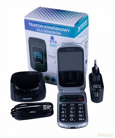 Telefon komórkowy z klapką dla seniorów MT-184 BRUNO 4G