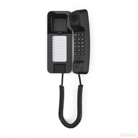 Telefon przewodowy Desk200 czarny