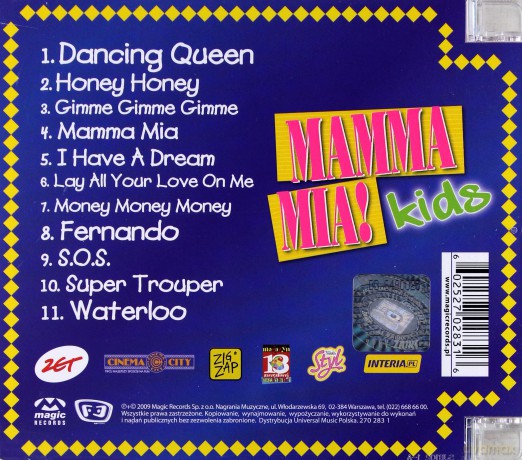 Mamma Mia Kids [CD]